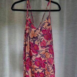 NWT Old Navy Floral Maxi Dress Size Medium — Strappy Back 🌸✨